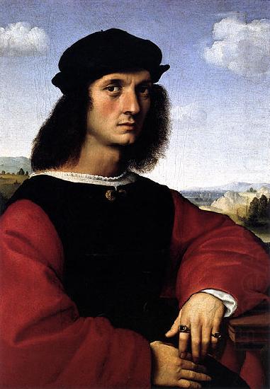 RAFFAELLO Sanzio Portrait of Agnolo Doni